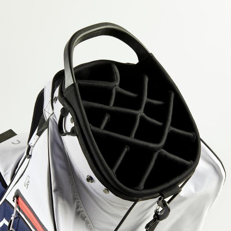 Sac golf chariot – INESIS Cart bleu/blanc