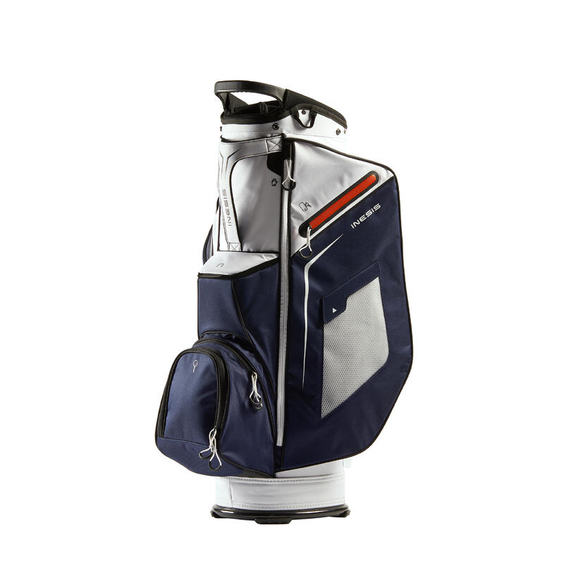 Sac golf chariot – INESIS Cart bleu/blanc