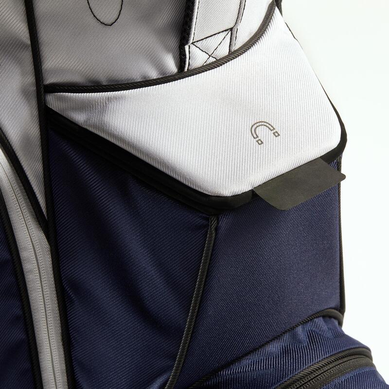 Sac golf chariot – INESIS Cart bleu/blanc