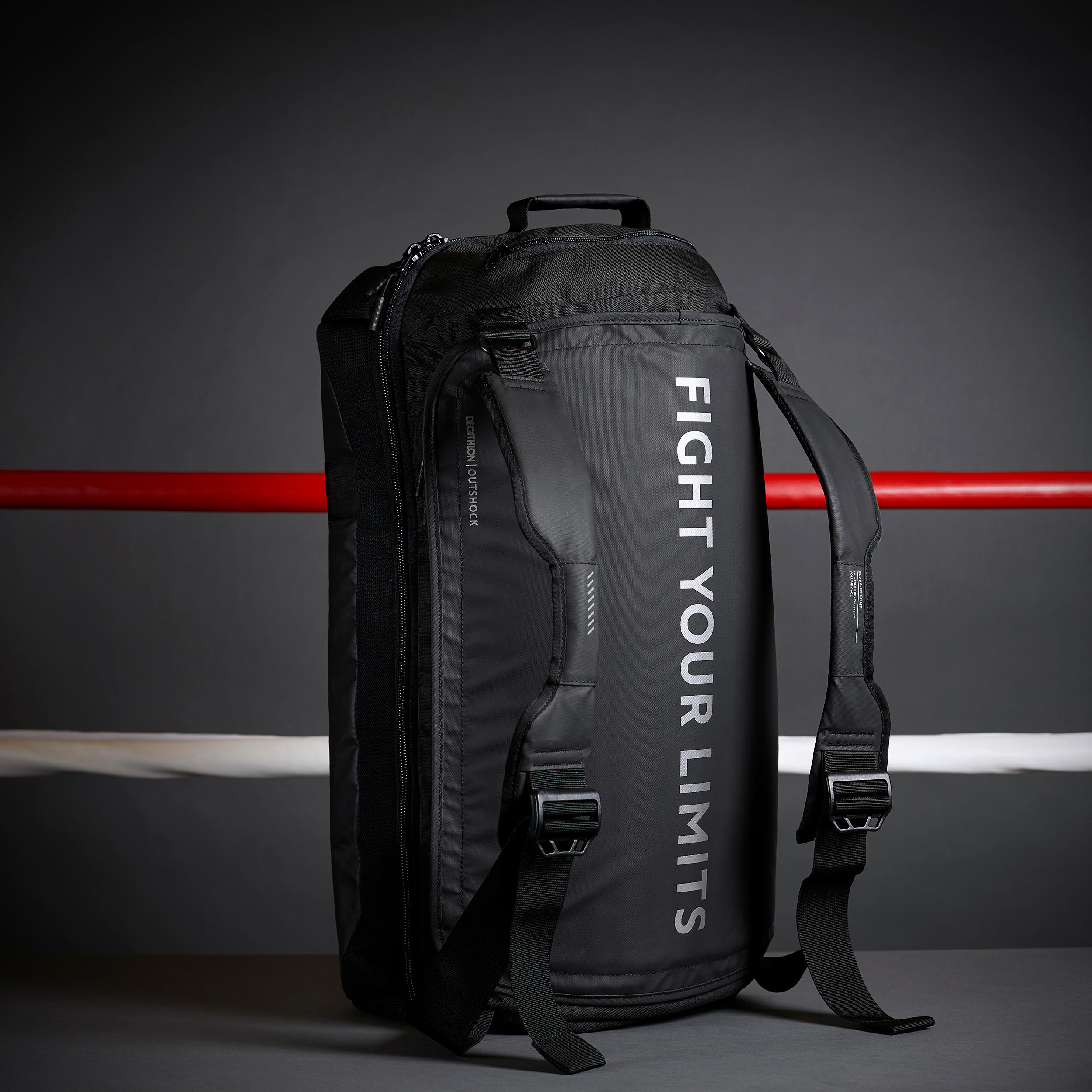 Bolsa/mochila para deportes de combate 900 60 L negra 7/10