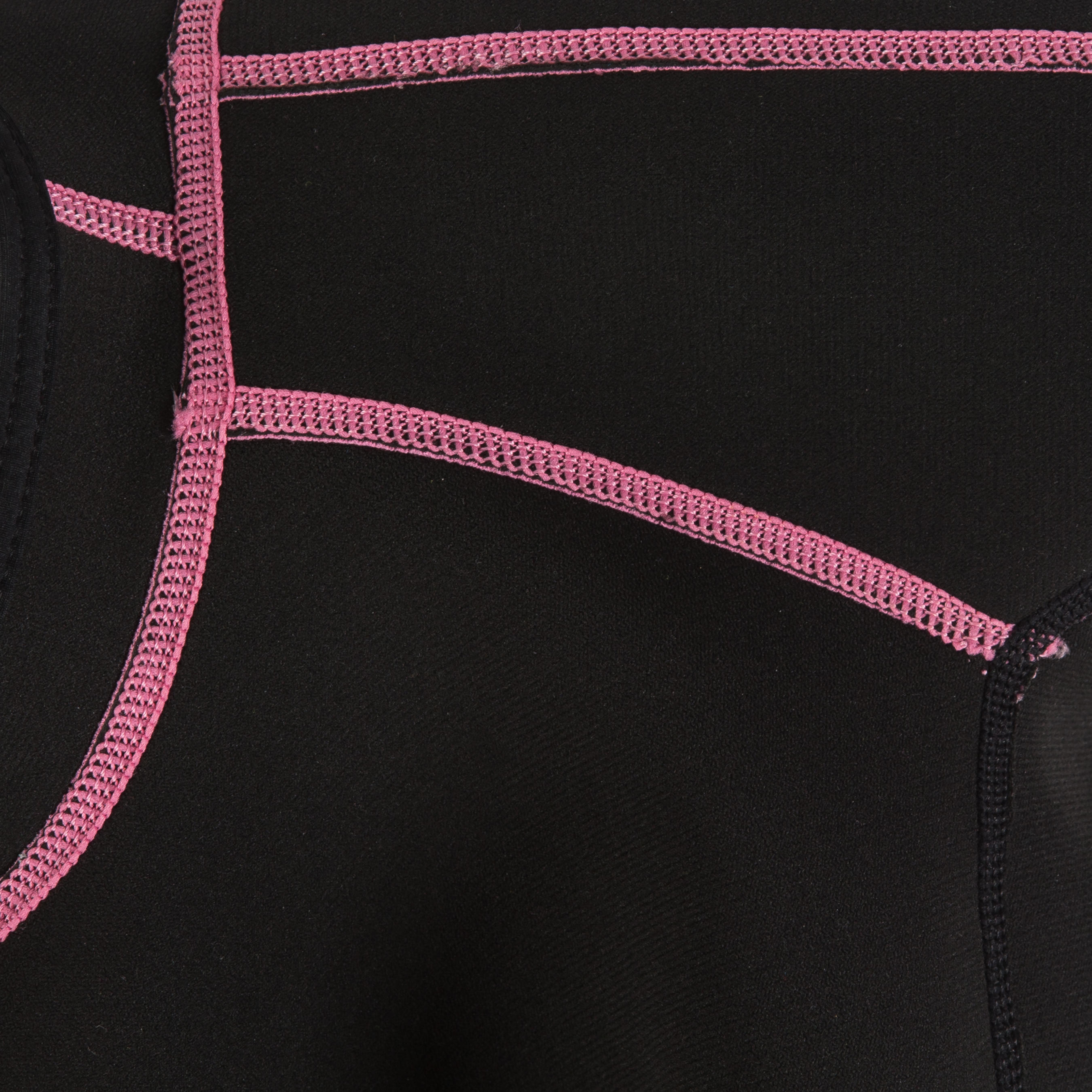 100 Children's Neoprene Shorty Surfing Wetsuit - Pink 7/13