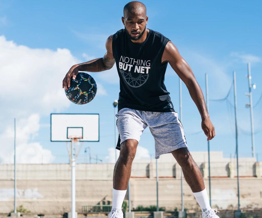 Spieren kweken om te basketballen!