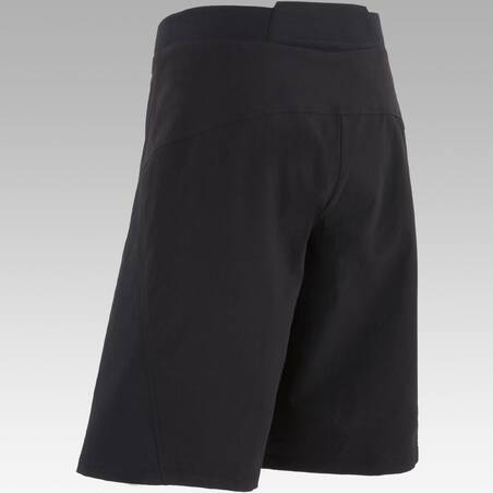 500 Kids' Mountain Bike Shorts - Black