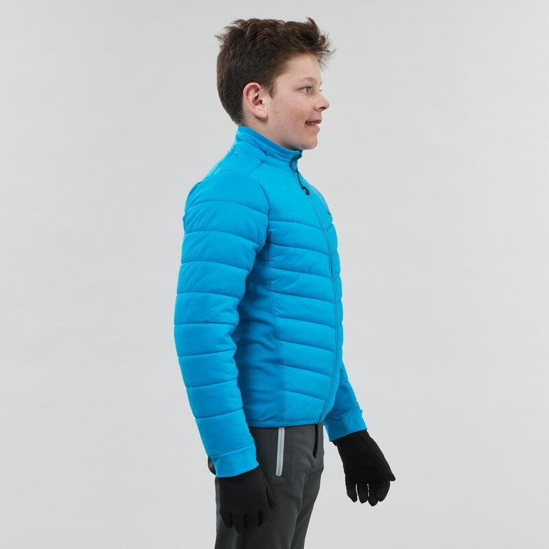 Giacca montagna bambina 8-14 anni SH500 X- WARM 3in1 nera