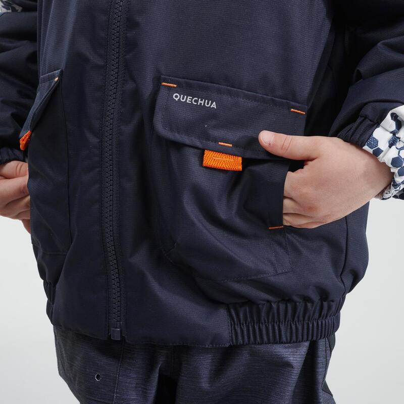 VESTE HIVER IMPERMÉABLE DE RANDONNÉE - SH100 WARM - ENFANT 2 - 6 ANS