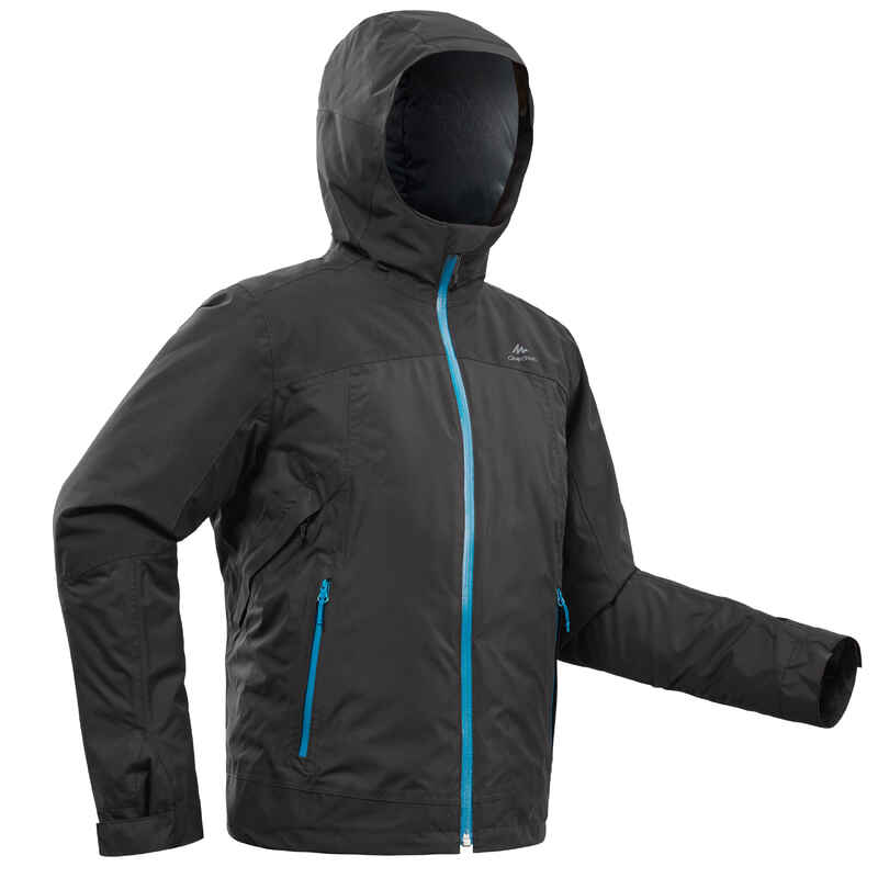 KIDS’ WARM AND WATERPROOF 3-in-1 HIKING JACKET - SH500  MT -8°C - 7-15 YEARS 