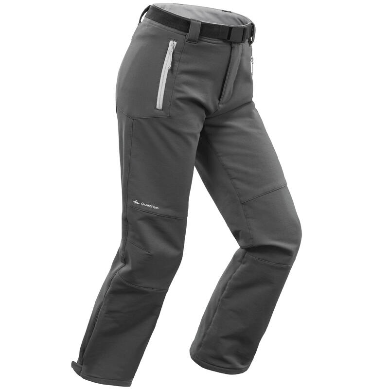 Gyerek meleg nadrág túrázáshoz SH500 X-WARM, vízlepergető, 7-15 éveseknek