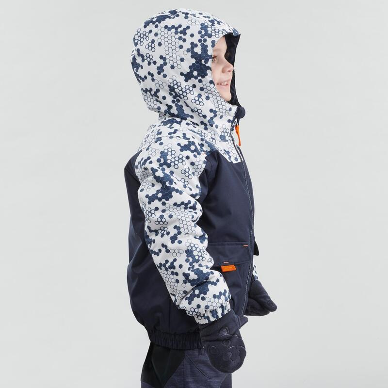 VESTE HIVER IMPERMÉABLE DE RANDONNÉE - SH100 WARM - ENFANT 2 - 6 ANS