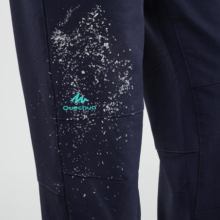 Plave dečje ekstra-tople pantalone SH500 X-WARM (od 7 do -15 godina)