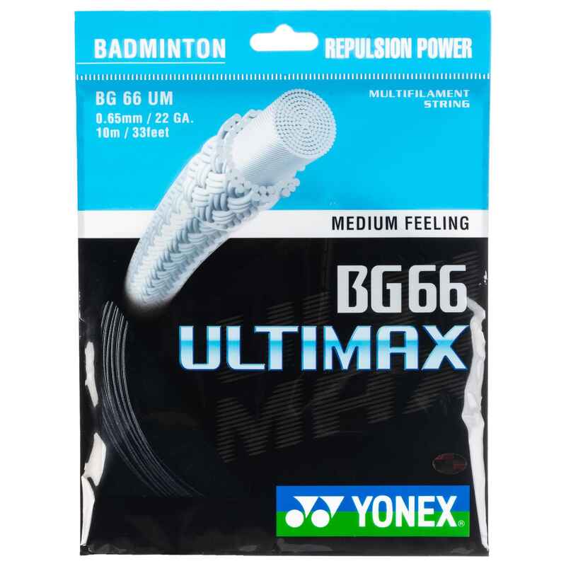 Badmintonsaite BG 66 Ultimax schwarz