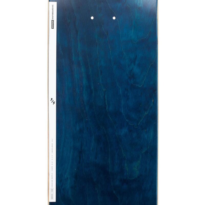 Skateboardová deska z javoru DK120 Greetings 8,25" modrá 