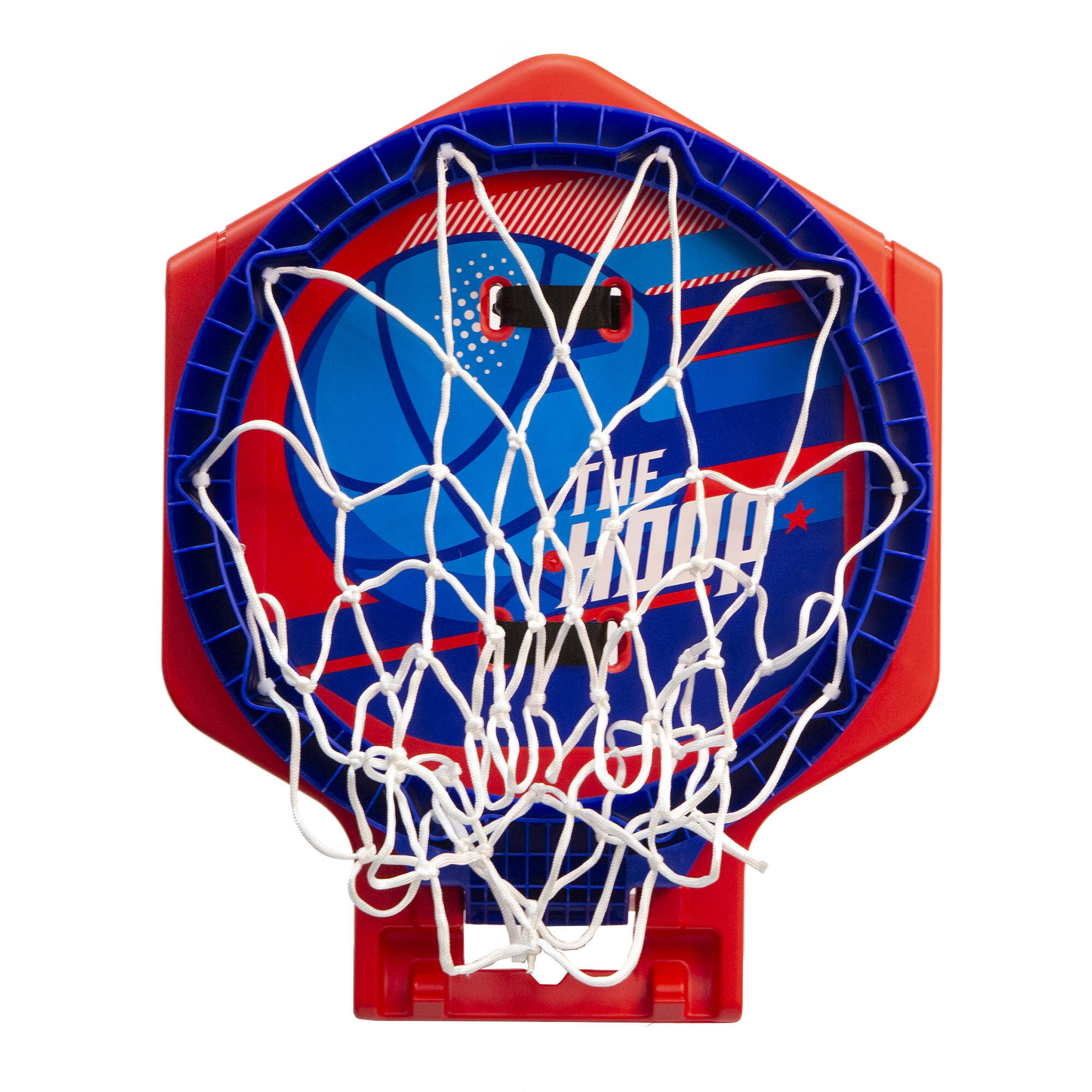 Hoop 500 Kids'/Adult Basketball Hoop - Blue/Red Transportable. -  3