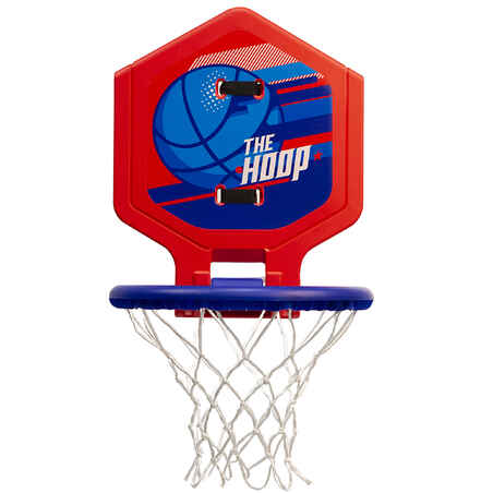 Basketbalový kôš The Hoop 500 pre deti/dospelých červeno-modrý prenosný