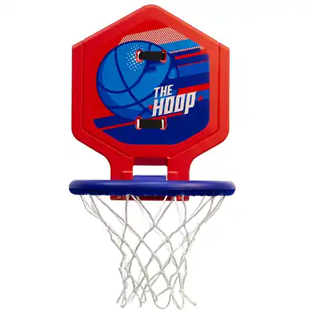 Hoop 500 Kids'/Adult Basketball Hoop - Biru / Merah Dapat Dipindahkan.