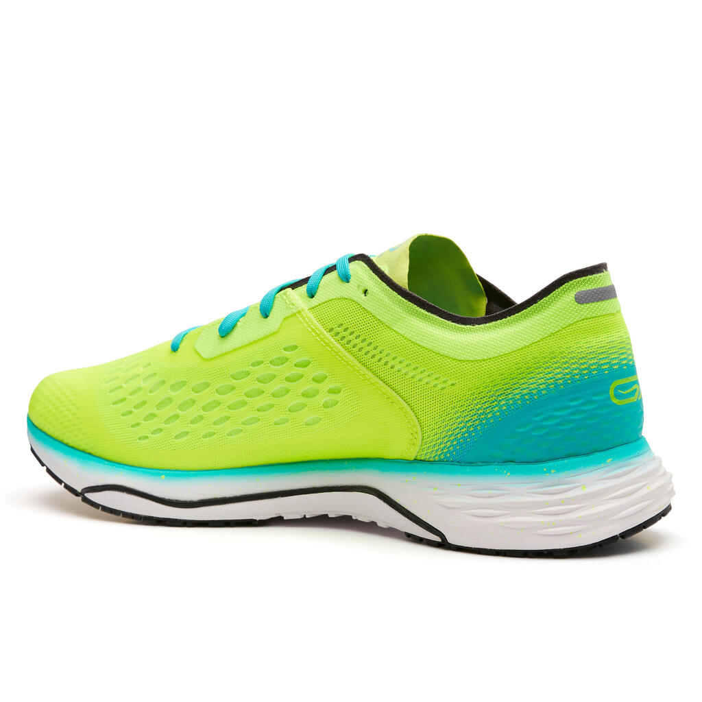 KIPRUN KD LIGHT MEN'S RUNNING SHOES GREEN YELLOW