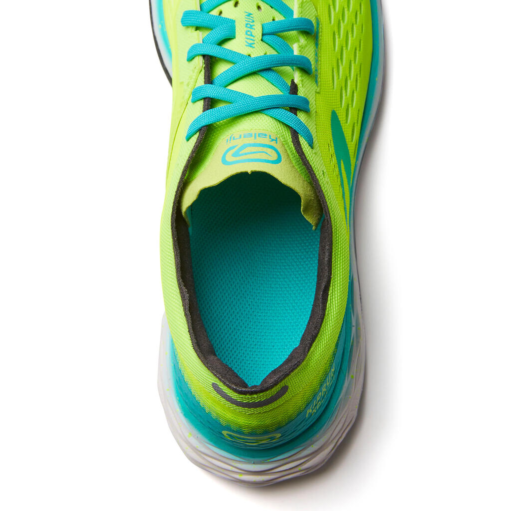 KIPRUN KD LIGHT MEN'S RUNNING SHOES GREEN YELLOW