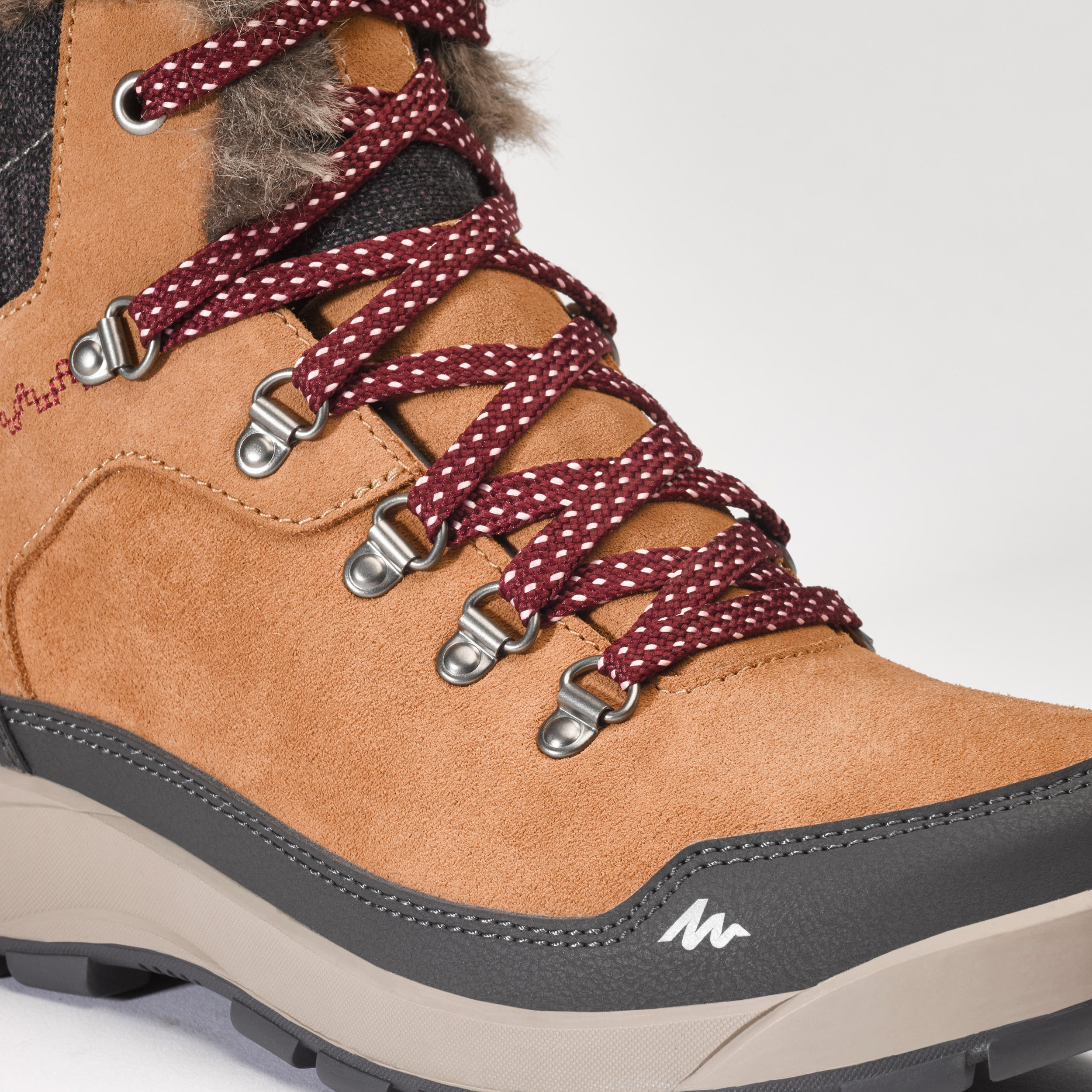 Women's Warm Waterproof Snow Hiking Shoes - SH500 X-WARM - Mid 6/7