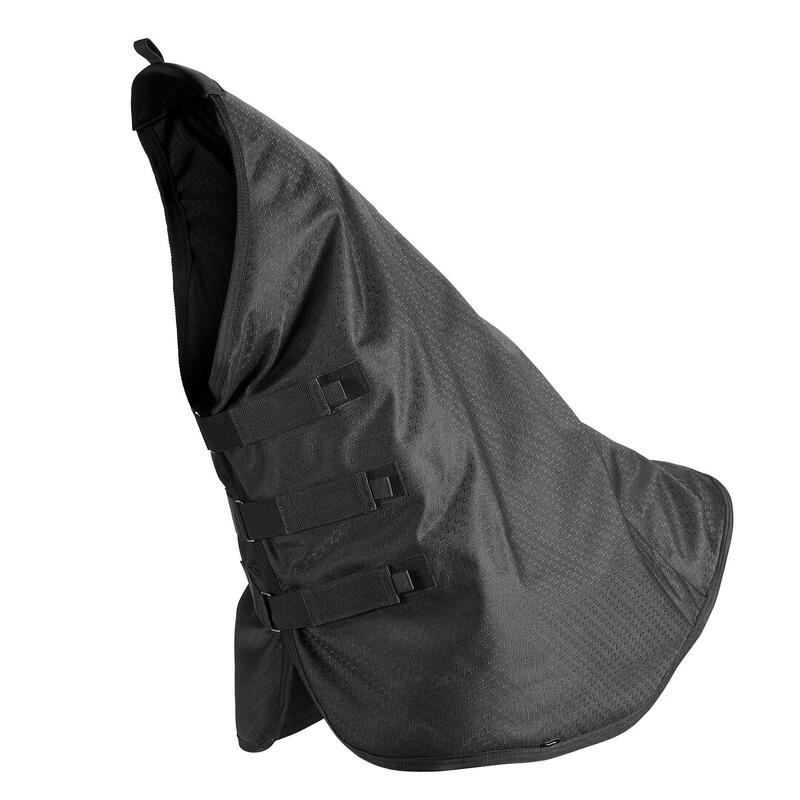 Couvre-cou équitation cheval ALLWEATHER 200 noir