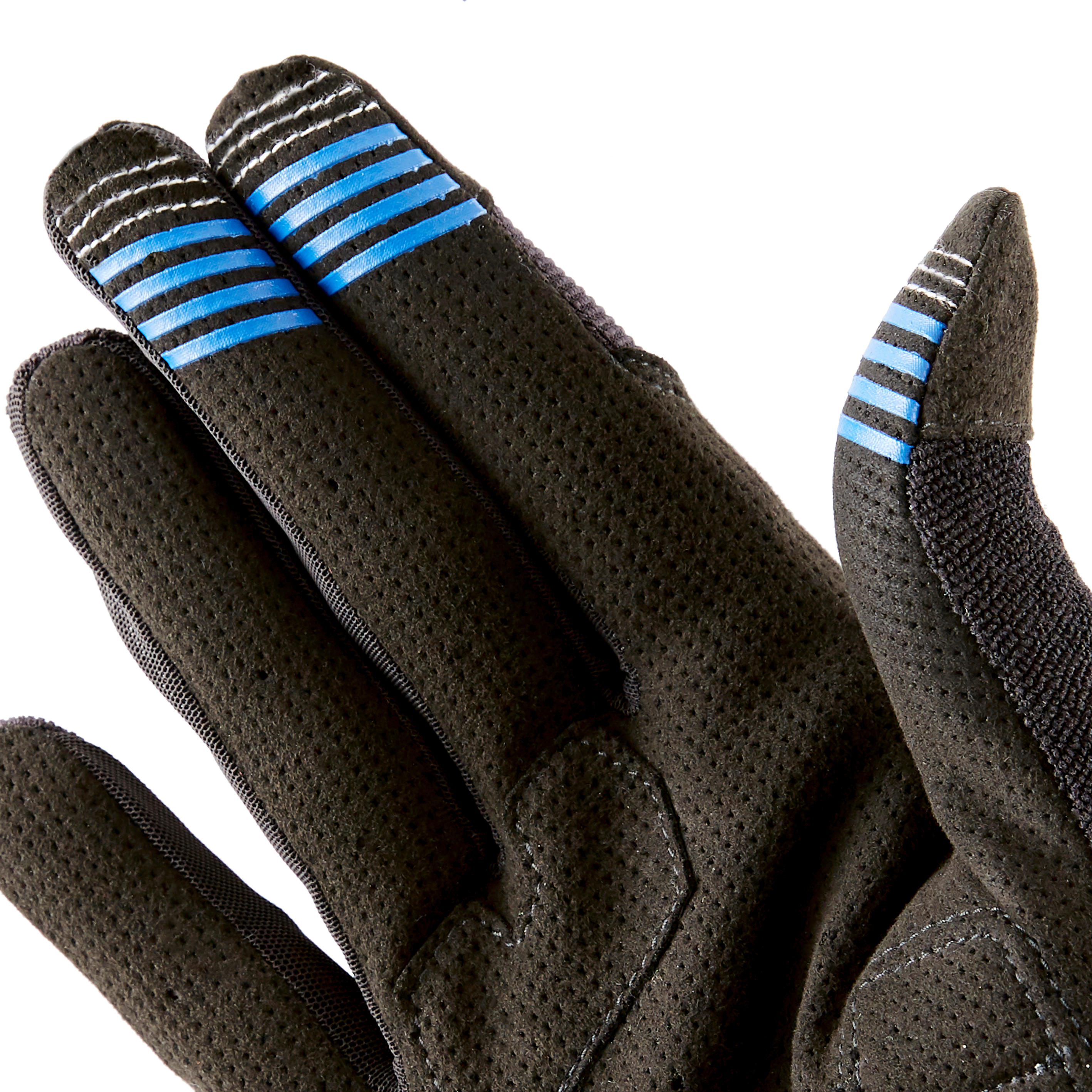 ST 500 Mountain Biking Gloves - Black/Blue 8/11