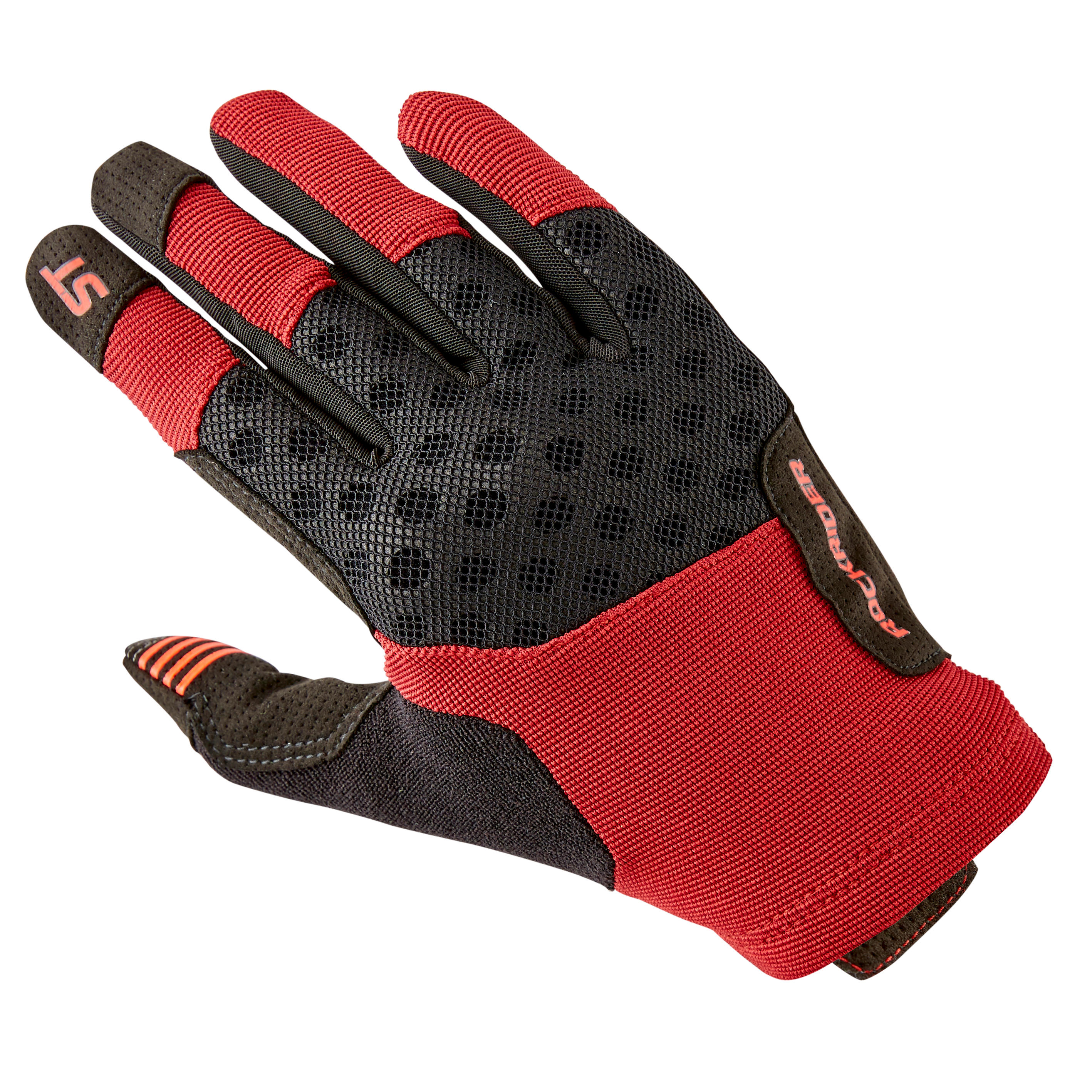 red bike gloves