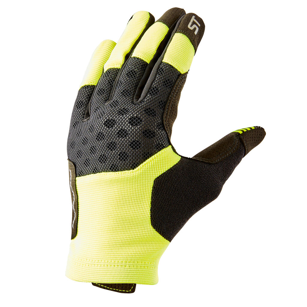 Fahrrad-Handschuhe MTB ST 500 gelb