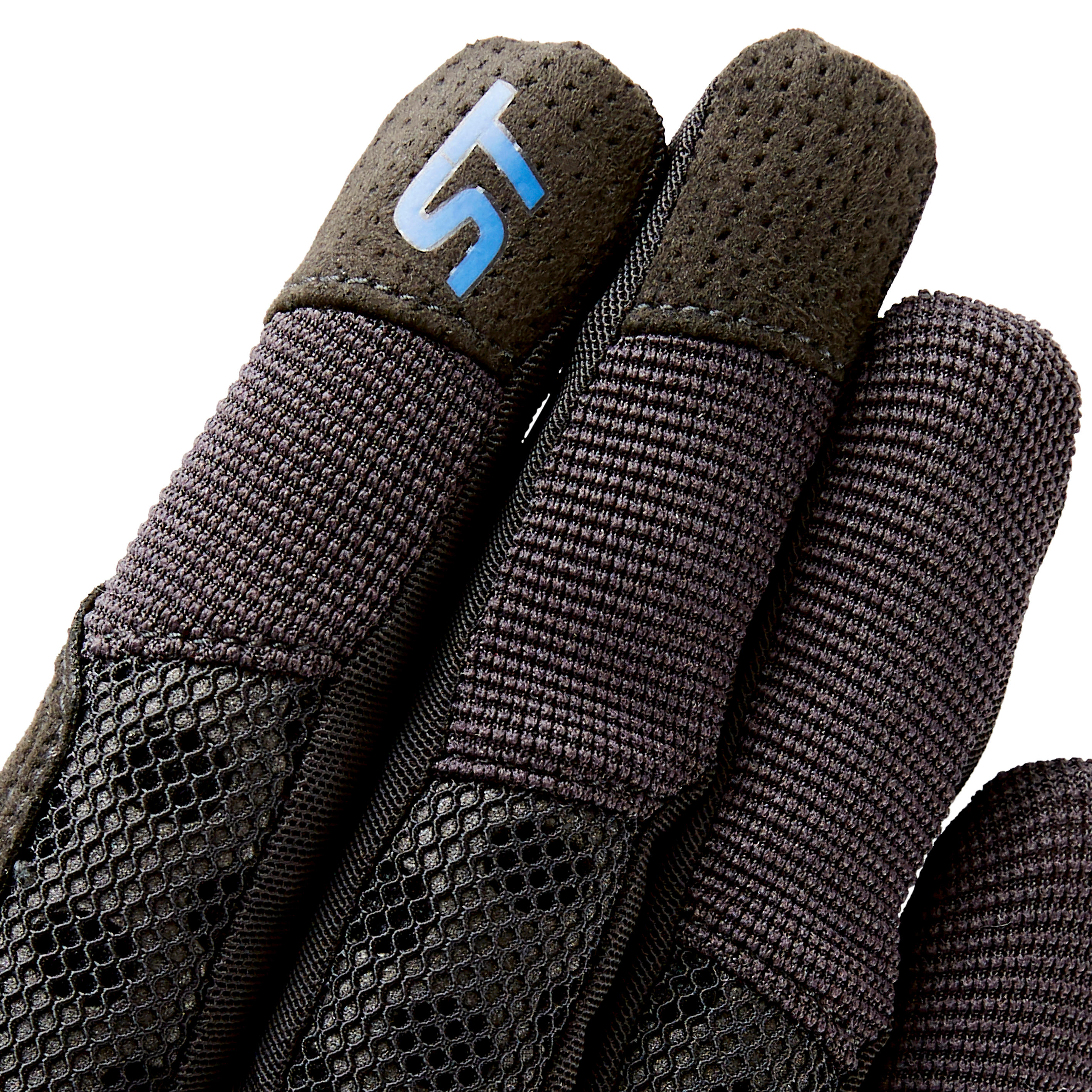 ST 500 Mountain Biking Gloves - Black/Blue 7/11