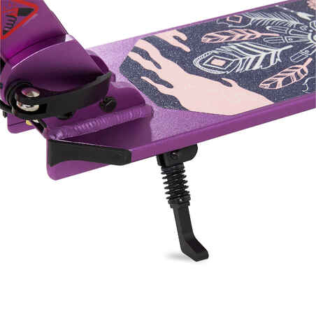 MID5 Kids' Scooter with Handlebar Brake and Suspension - Tribal Graphic