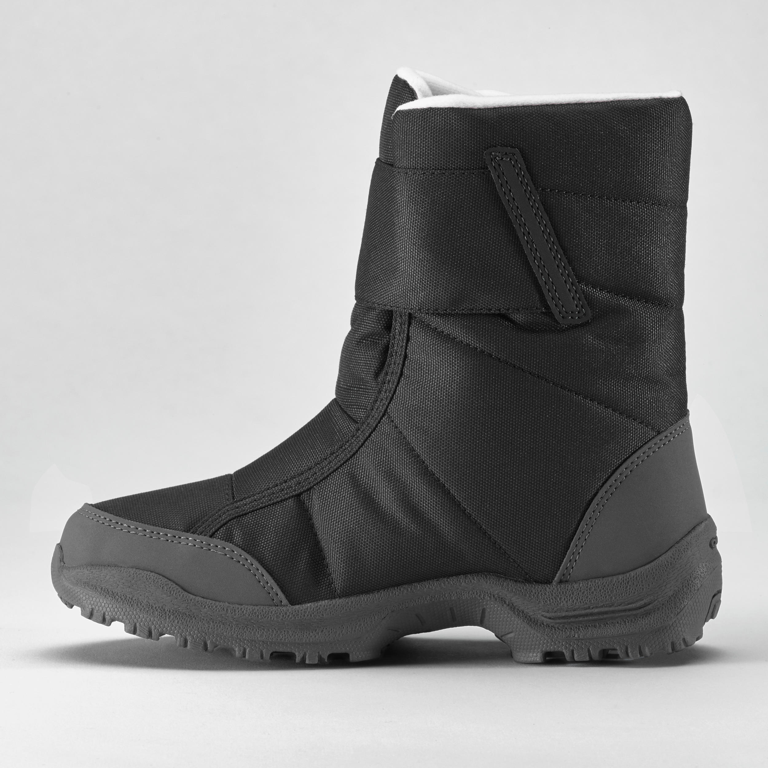 black snow boots for womens waterproof