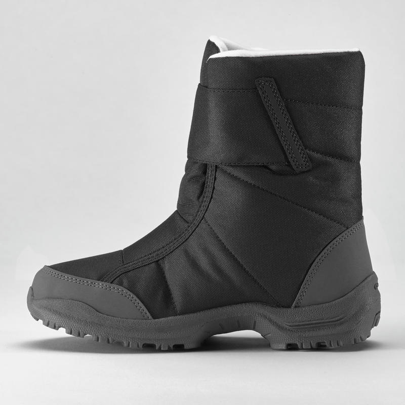 נעליים מחממות במיוחד לנשים דגם SH100 לטיולי הרים - שחור