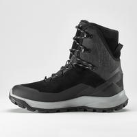 Čizme za planinarenje SH900 duboke tople i vodootporne muške - crne