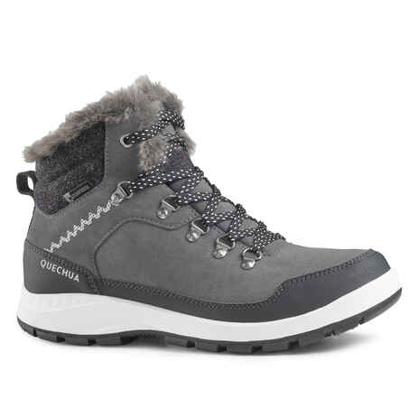 נעליים חמות ואטומות למים דגם SH500 X-WARM לנשים – טיולים בשלג גובה אמצע