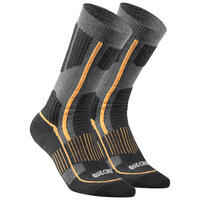 Calcetines cálidos de senderismo - SH520 MOUNTAIN MID - x2 pares