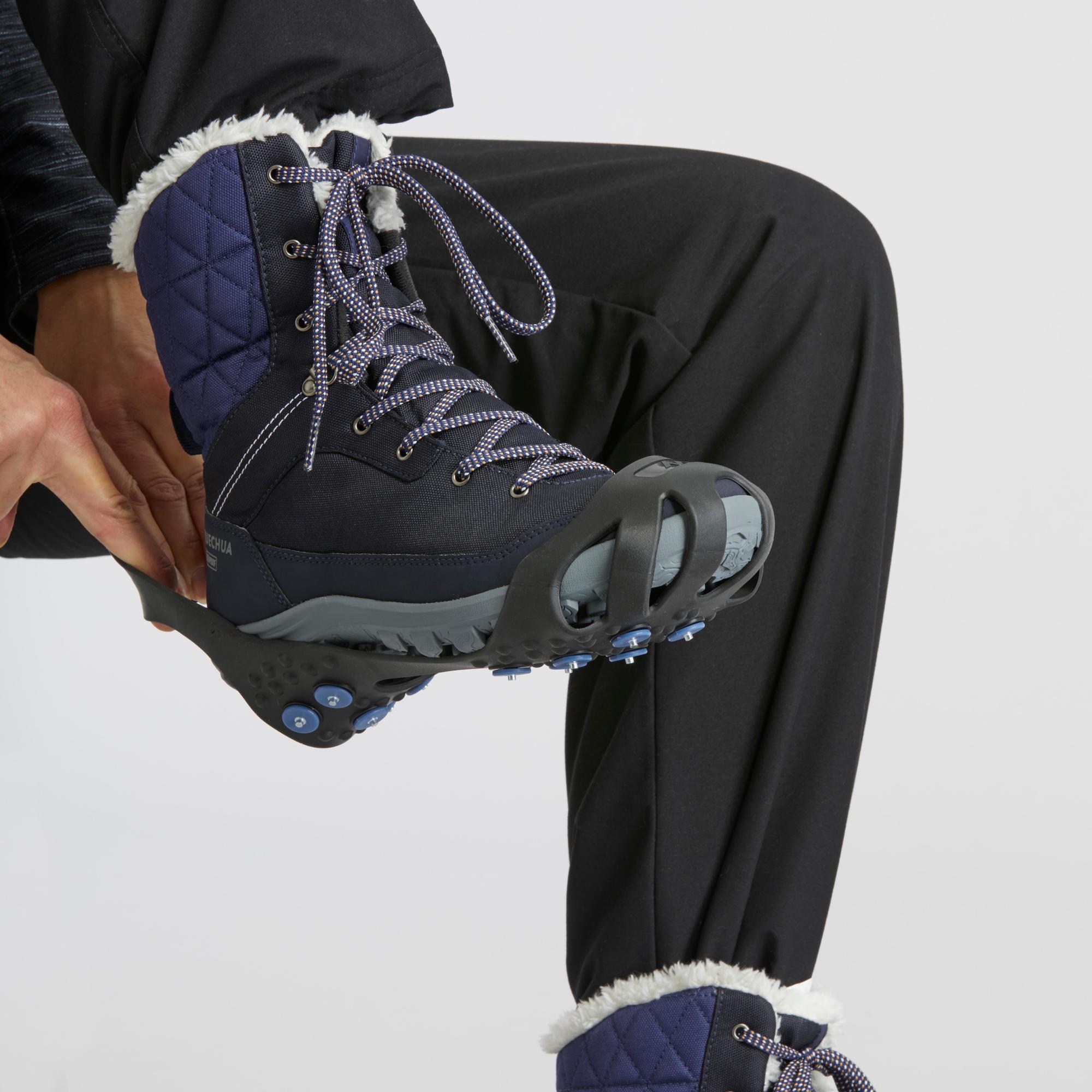 crampons chaussures neige decathlon