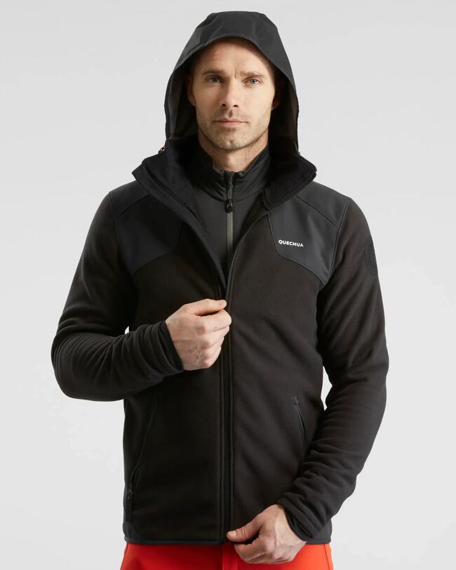 Men's hiking warm fleece jacket - SH500 MOUNTAIN