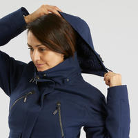 Plava ženska jakna za sneg SH500 X-WARM