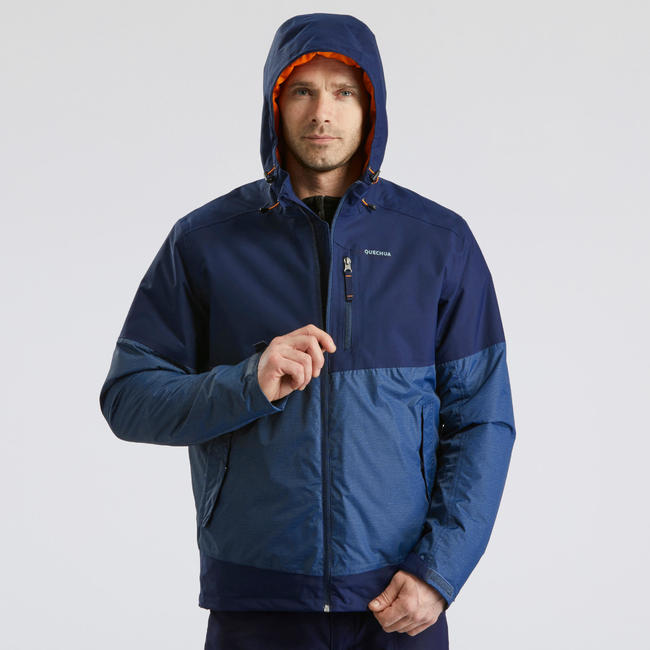 Men’s Snow Jacket Warm & Waterproof SH100 XWARM Blue