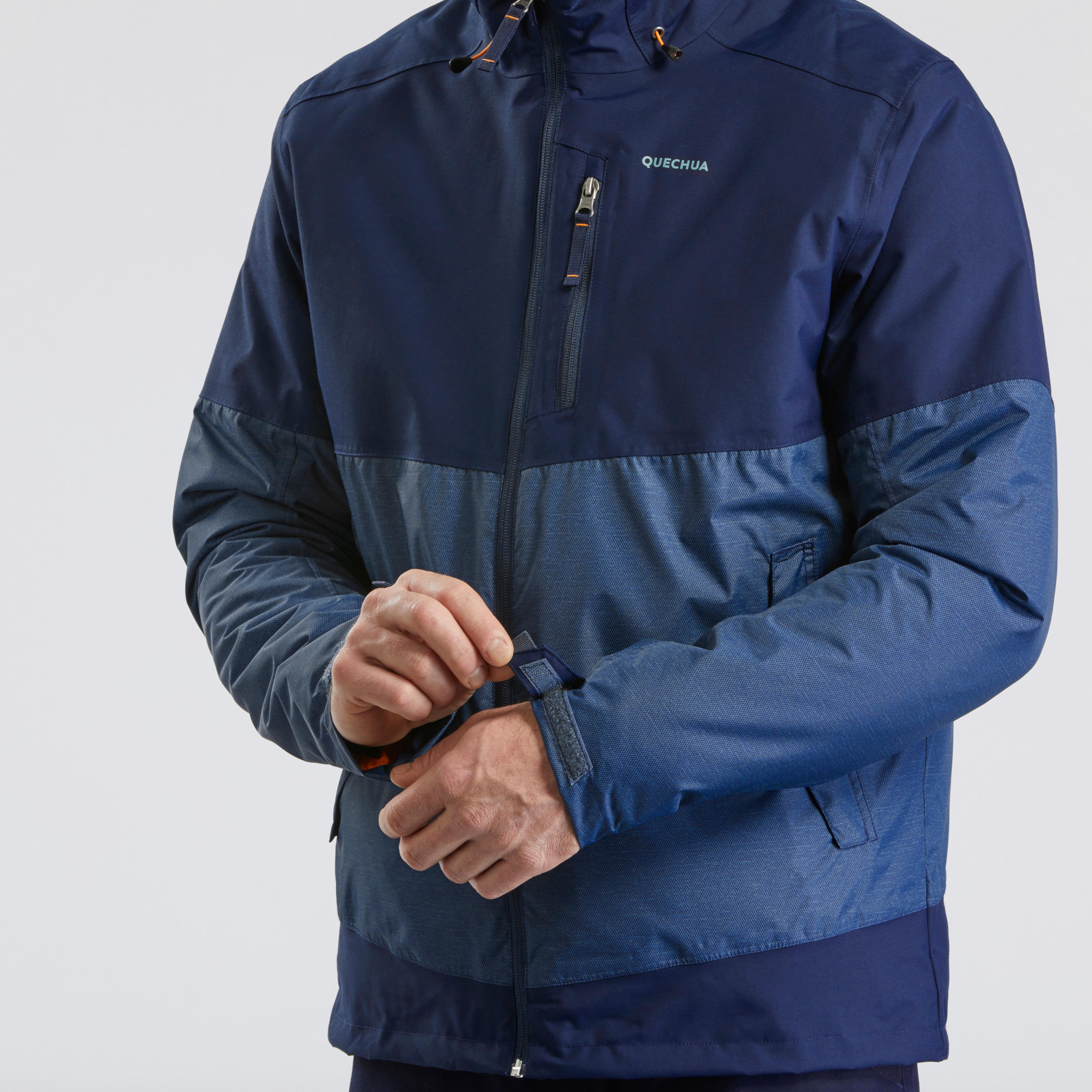 Waterproof winter hiking jacket - SH100 X-WARM -10°C - men