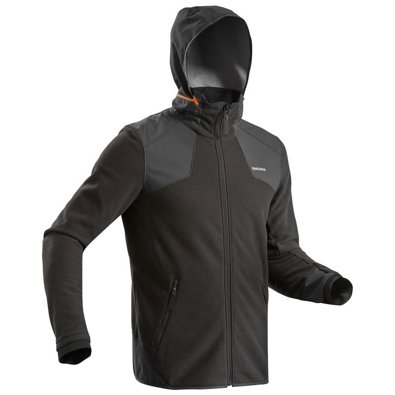 Chaqueta polar de montaña y nieve Hombre Quechua SH500 X-Warm negro