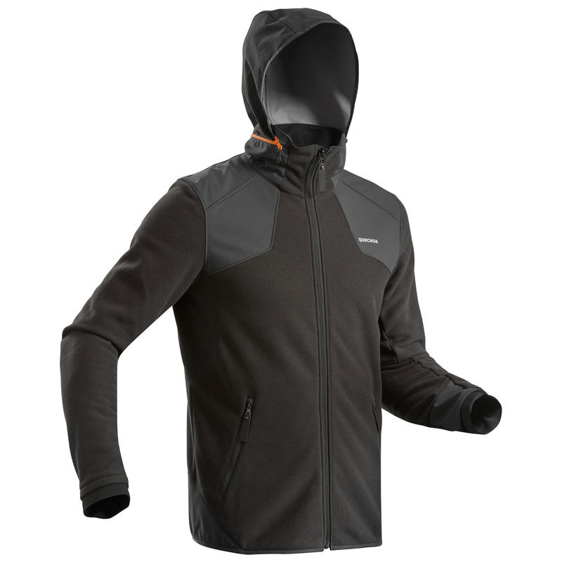 

Толстовка флисовая теплая для походов мужская SH500 X-WARM., 304985