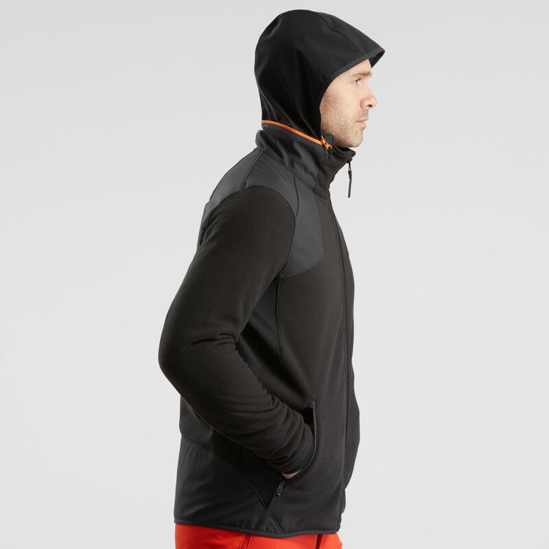 Pile trekking uomo SH500 X-WARM nero