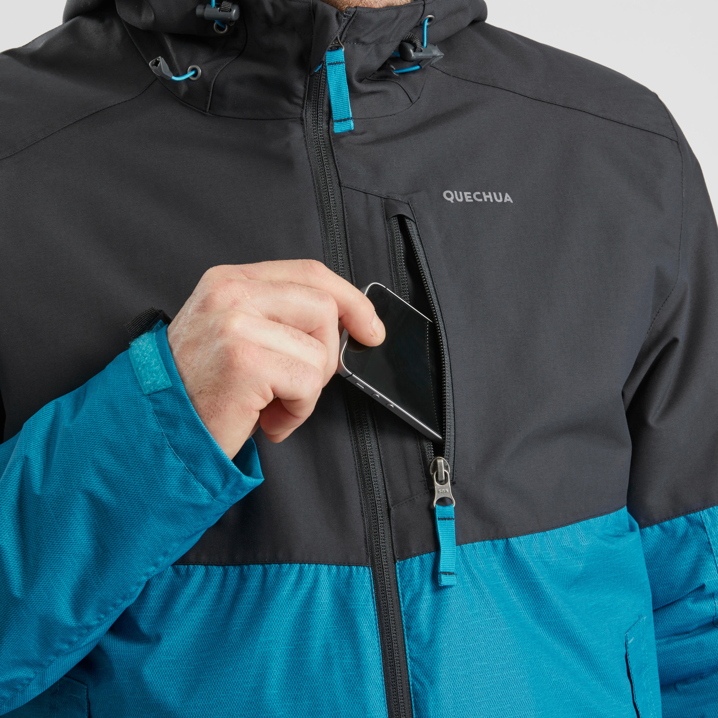 Men’s Waterproof Winter Hiking Jacket - SH100 X-WARM -10°C 8/10