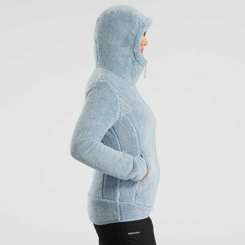 Casaco Polar Quente de Caminhada - SH100 Ultra-Warm - Mulher