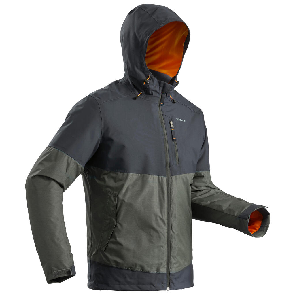 Men’s Waterproof Winter Hiking Jacket - SH100 X-WARM -10°C