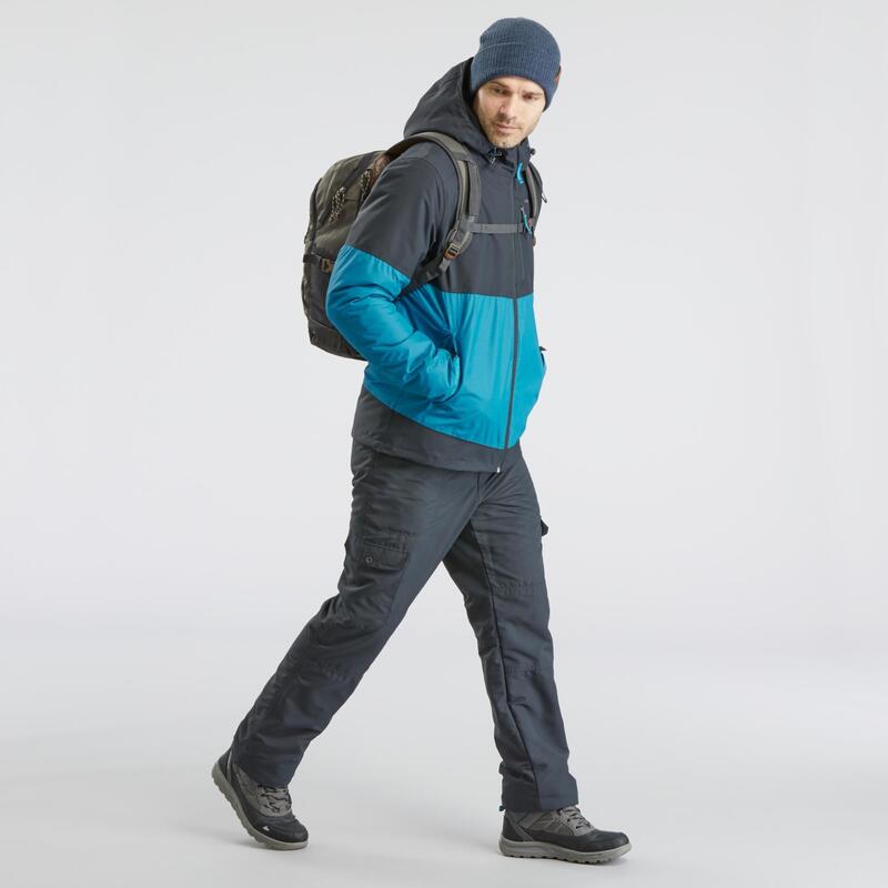Abrigo Chaqueta de Montaña y Senderismo Nieve Hombre Quechua SH100 Azul