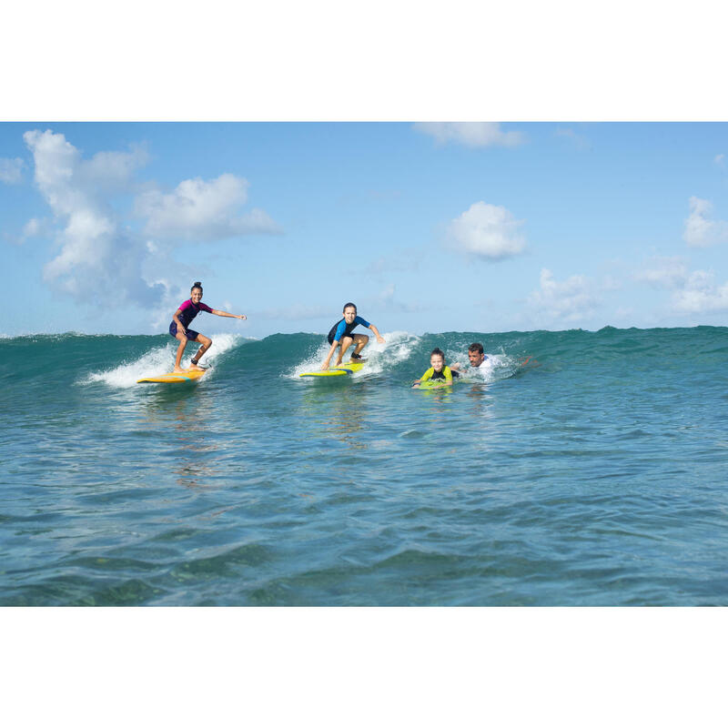 Combinezon surf 100 Neopren 1,5 mm Albastru-Galben Copii 