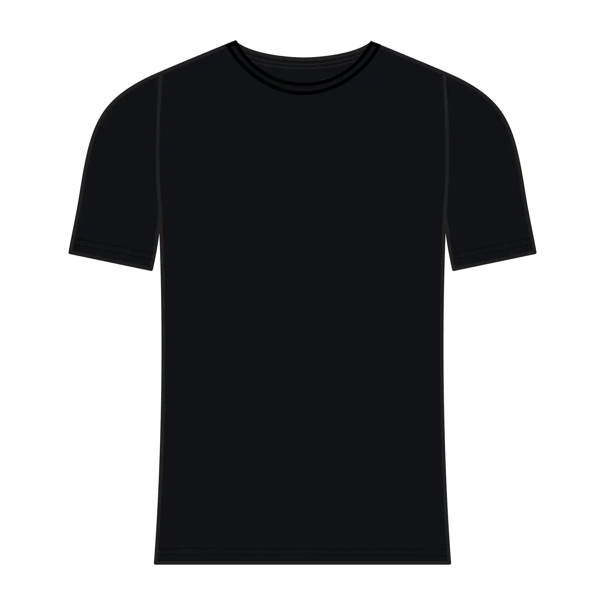 Tricou fitness bumbac 100 negru bărbați 7/20