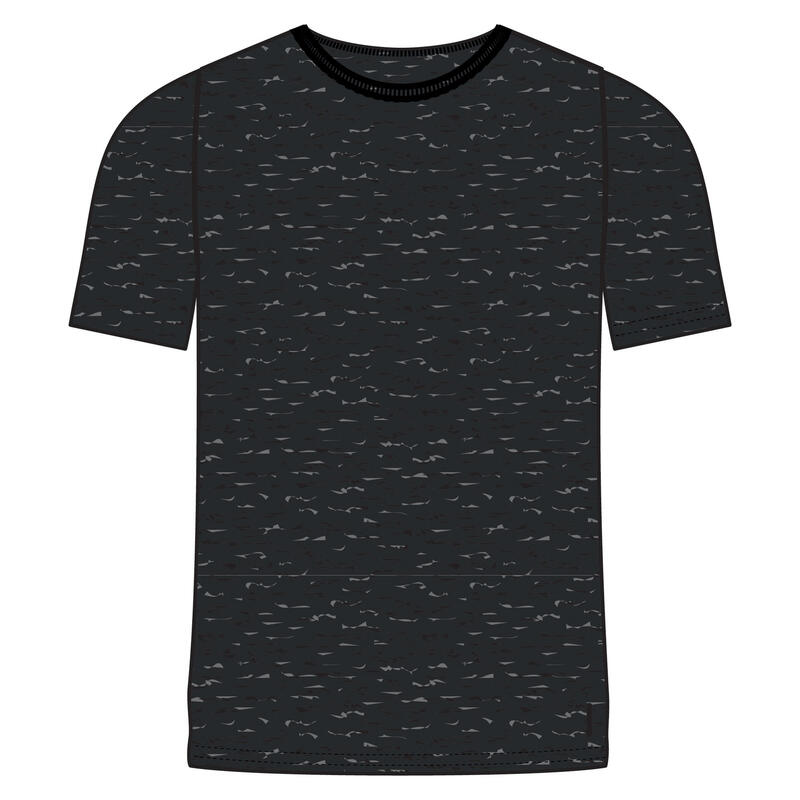 Pánské fitness tričko s krátkým rukávem 500 bavlněné šedé