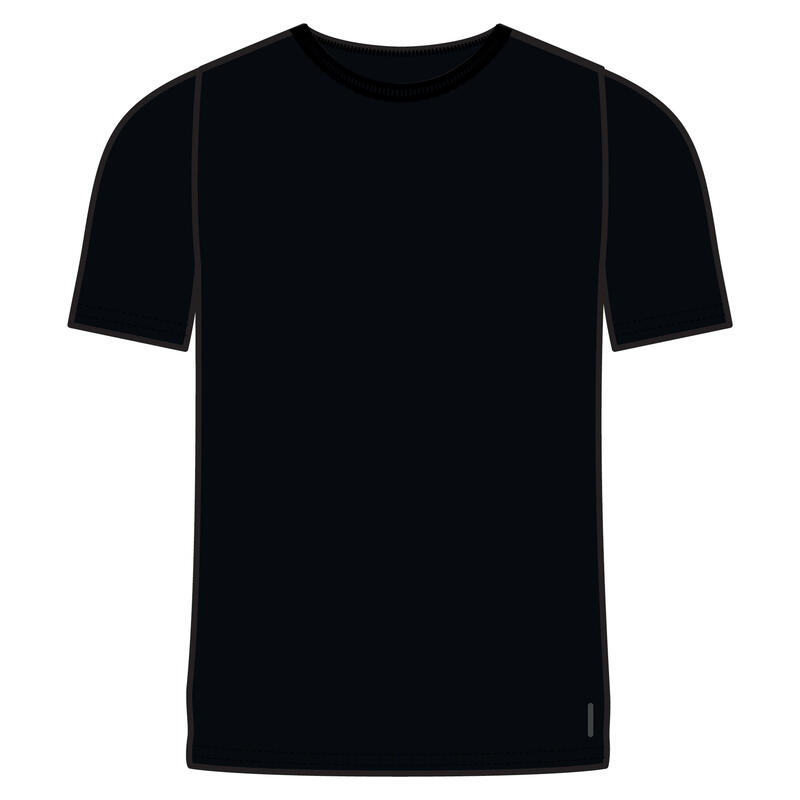 Tricou Regular 500 Fitness din bumbac Negru Bărbați  