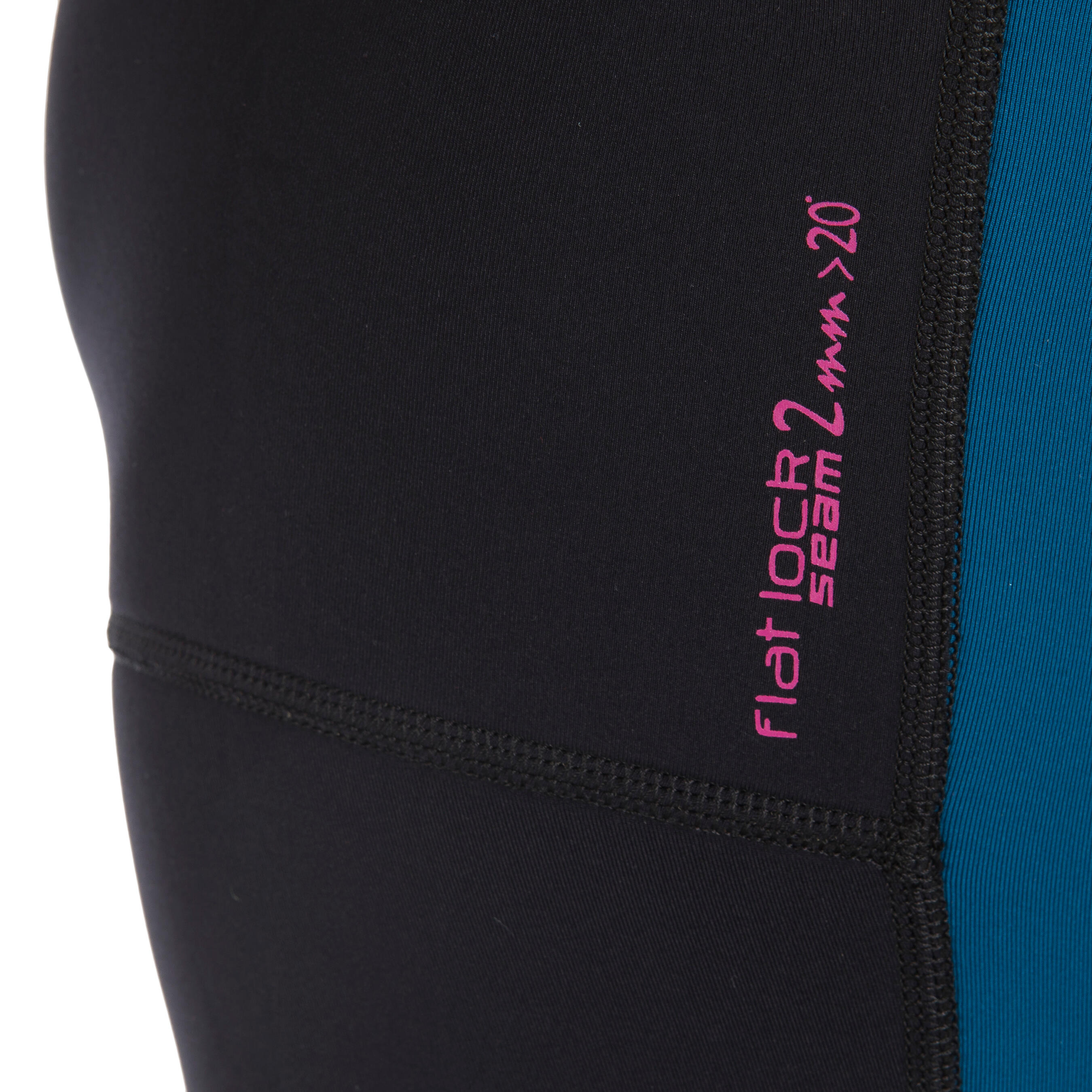 500 Women's Long Jane Tank Top Wetsuit - Blue/Pink 8/21
