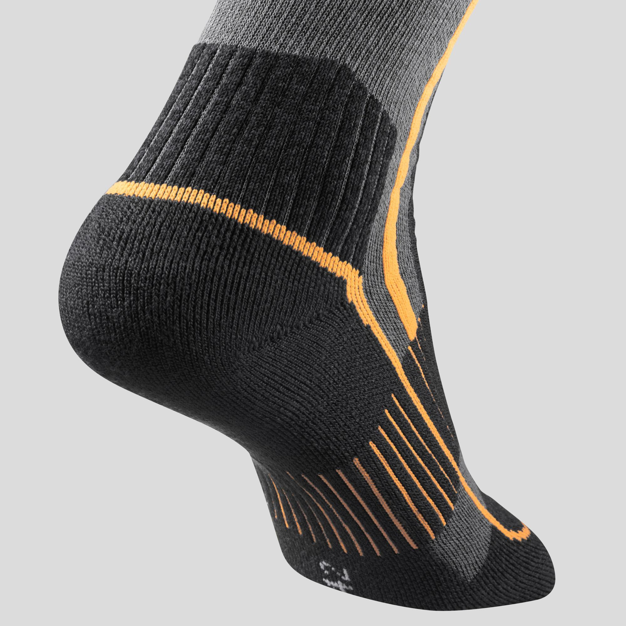 Warm hiking socks - SH500 MOUNTAIN MID - x2 pairs